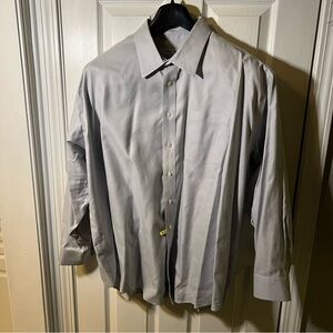 Lot Of 2 Men's Dress Shirts Long Sleeve 19 XXL